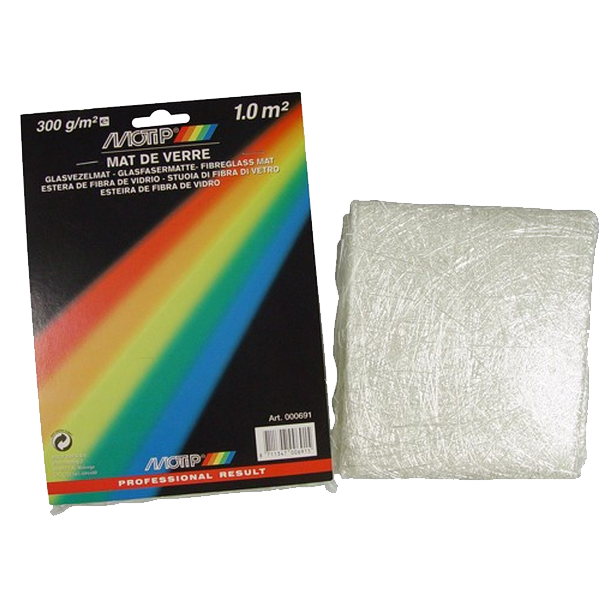 Motip glasfibermatta &frac12; kvadratmeter, 125 x 40 cm