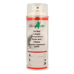 Cm satin blank vit 400 ml ral9010