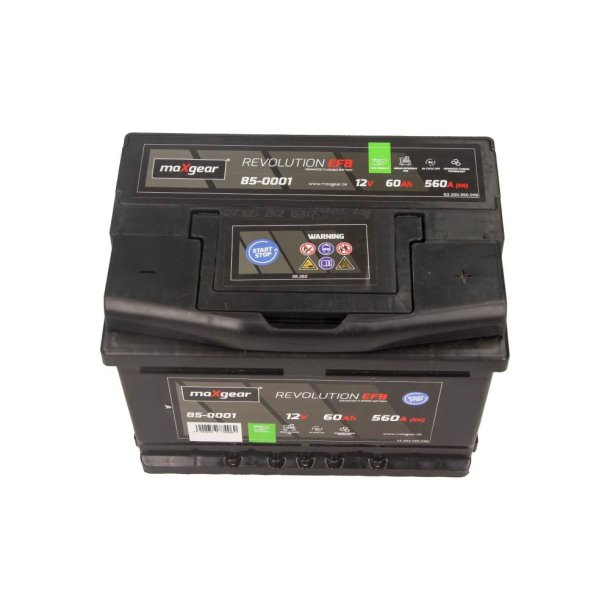 Batteri 12V 60AH/560A L- 242X175X175 EFB