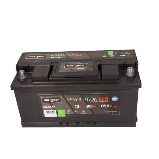 Batteri 12V 95AH/850A L- 353X175X175 EFB