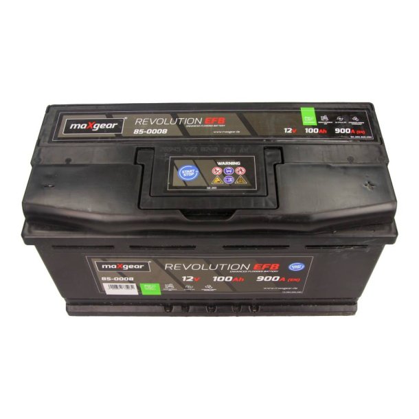 Batteri 12V 100AH/900A L- 353X175X190 EFB