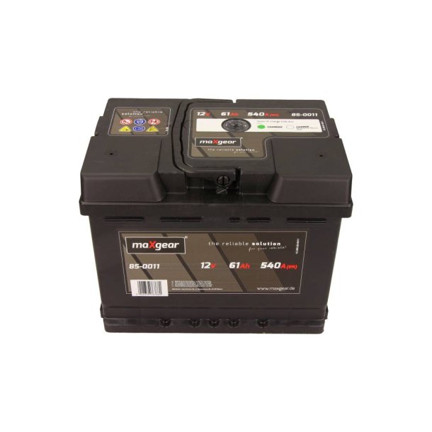 Batteri 12V 61AH/540A L- 242X175X190