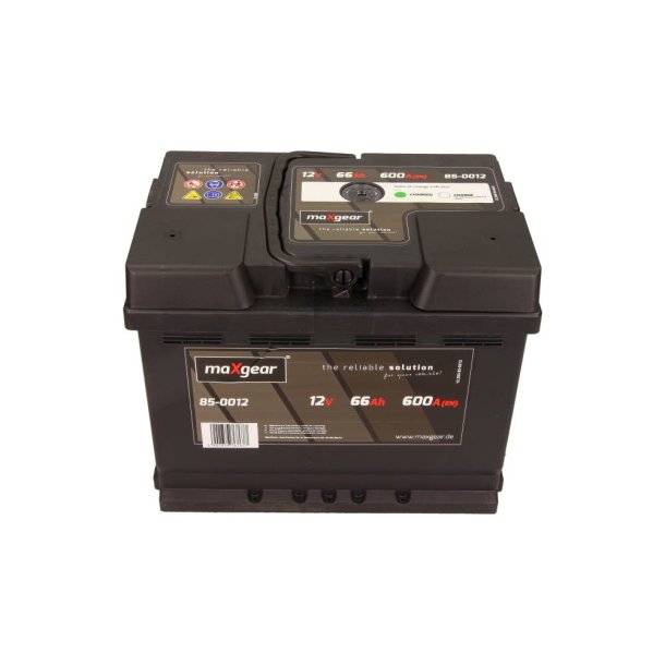 Batteri 12V 66AH/600A L- 242X175X190