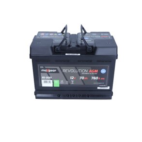 Batteri 12V 70AH/760A L - 278X175X190 AGM