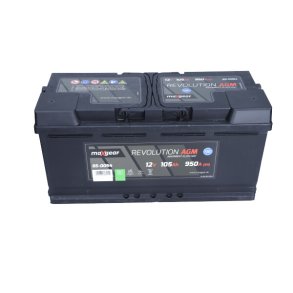 Batteri 12V 105AH/950A L - 393X175X190 AGM