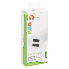 Allride 2 USB udtag til cigarettænder 31a 1224v