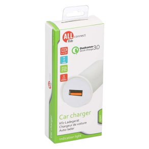 Allride USB udtag til cigarettænder  fast charge