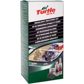 Turtle headlight restorer kit