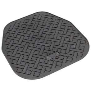 Rensi måtte sort 480x490