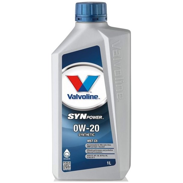 VALVOLINE synpower mst c5 0w20 1L