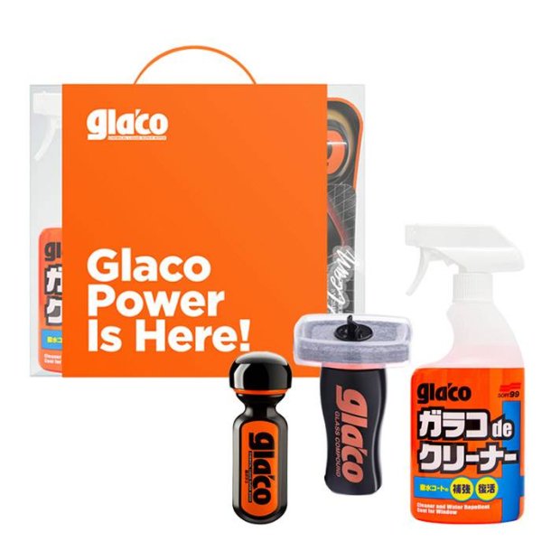 SOFT99 GLACO GLASBEHANDLINGSSATS 3-I-1