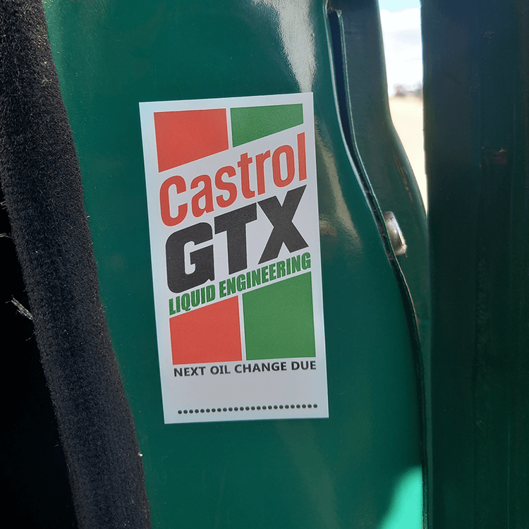 A-Post Service Sticker GTX - Castrol Classic tøj og udstyr - Industri ...