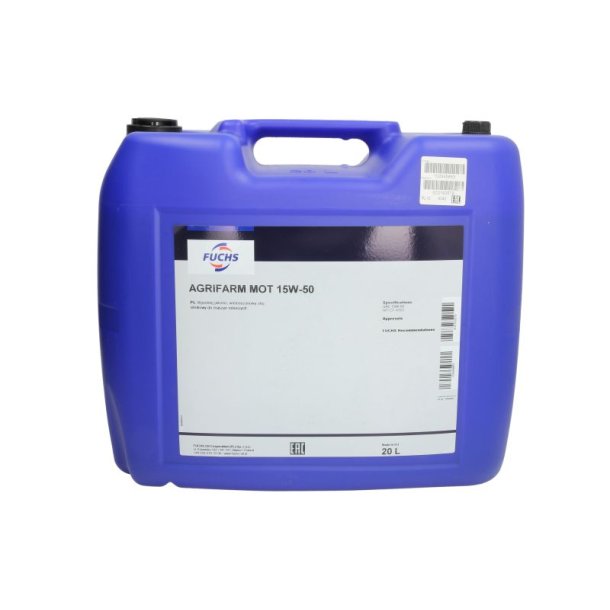 AGRIFARM MOT 15W50 API CF-4/SG - 20L