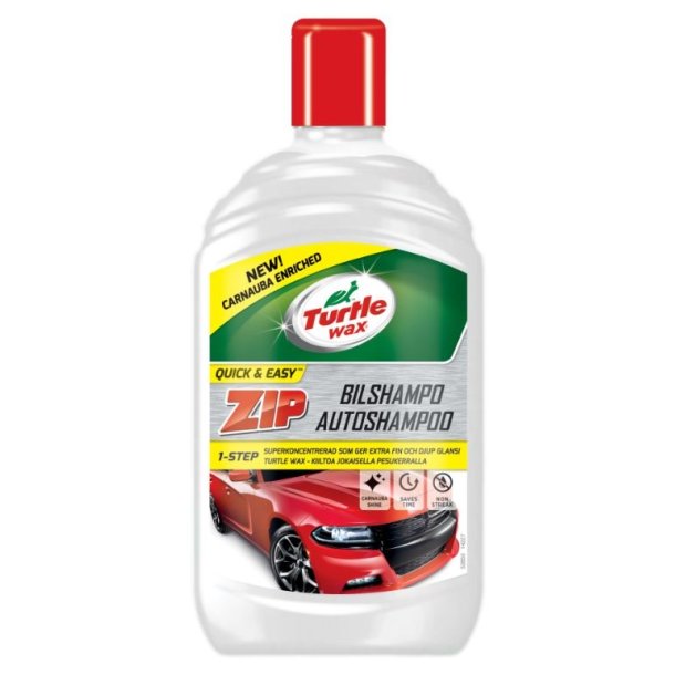 Essential Zip Wax Shampoo 500Ml Turtle Wax