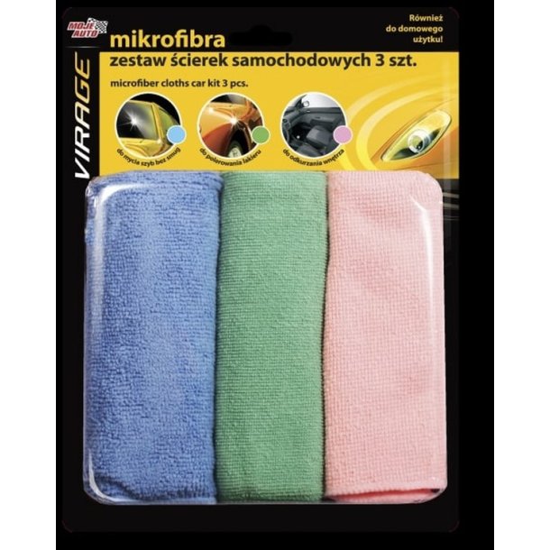 Mikrofiberduk 3 st