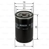 BOSCH oliefilter 0 451 103 110 (P 3110)