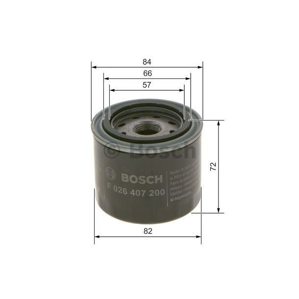 BOSCH oliefilter F 026 407 200 (P 7200)