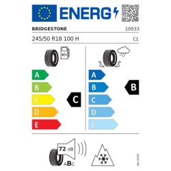 BRIDGESTONE vinterdck 245/50R18