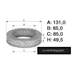 CarProff luftfilter CPL0056