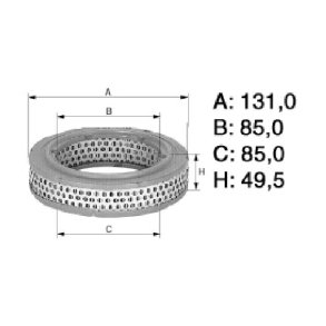 MANN Luftfilter C1415