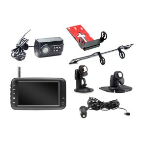 Trådls backkamera och monitorset