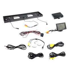 Ansluter2 CAM-KIT8 registreringsskylt fr bakkamerasats