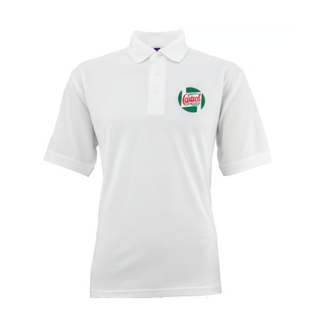 Classic Polo Shirt White Size S
