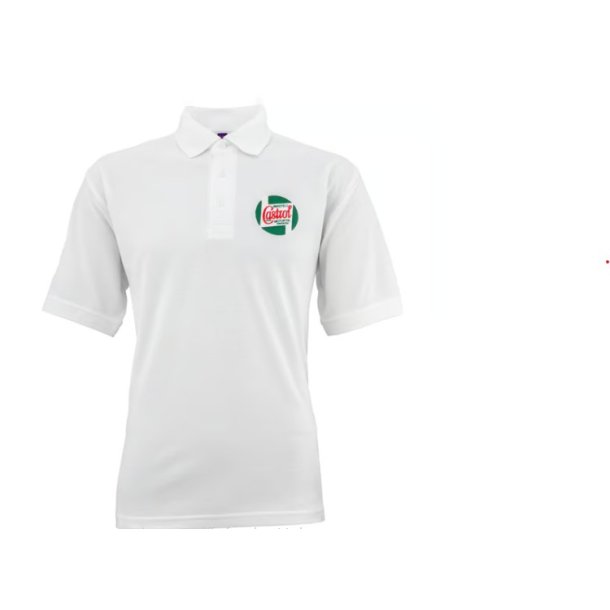 Classic Polo Shirt White Size XXL