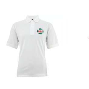 Classic Polo Shirt White Size XL