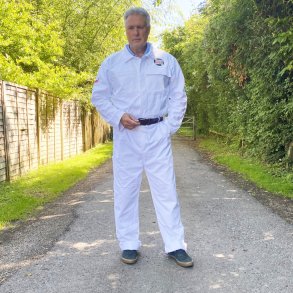 Classic H/Duty Cotton Overalls White 