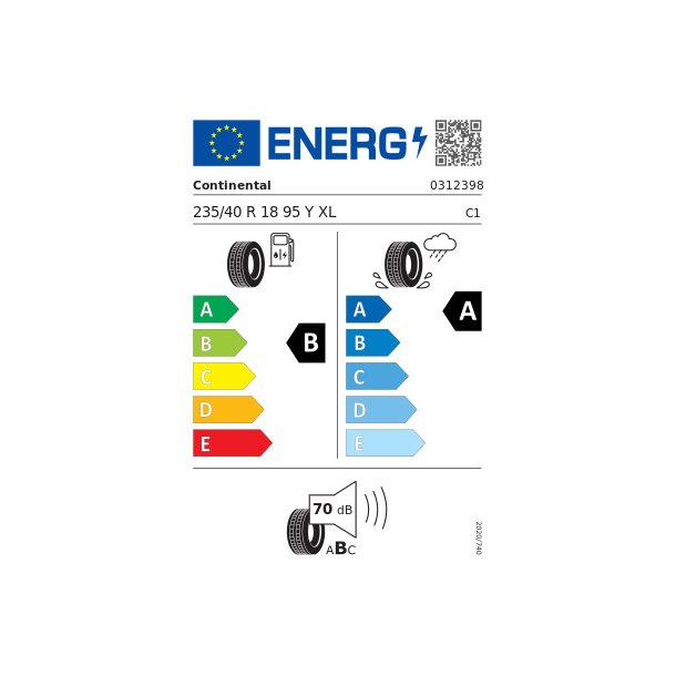 CONTINENTAL Sommardck 235/40R18