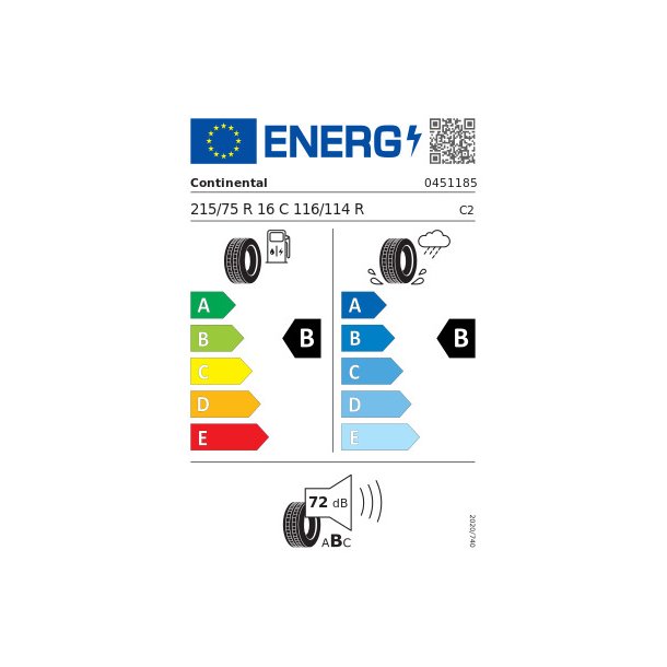 CONTINENTAL Sommardck 215/75R16