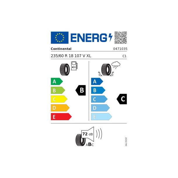 CONTINENTAL Sommardck 235/60R18