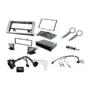 Ctkfd22 2-DIN komplett kit Ford silver