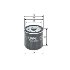 BOSCH oljefilter F 026 407 203 (P 7203)