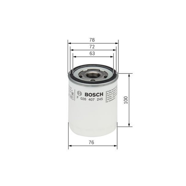 BOSCH oliefilter F 026 407 245 (P 7245)