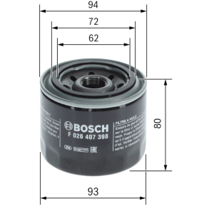 BOSCH oliefilter F 026 407 398 (P 7398)