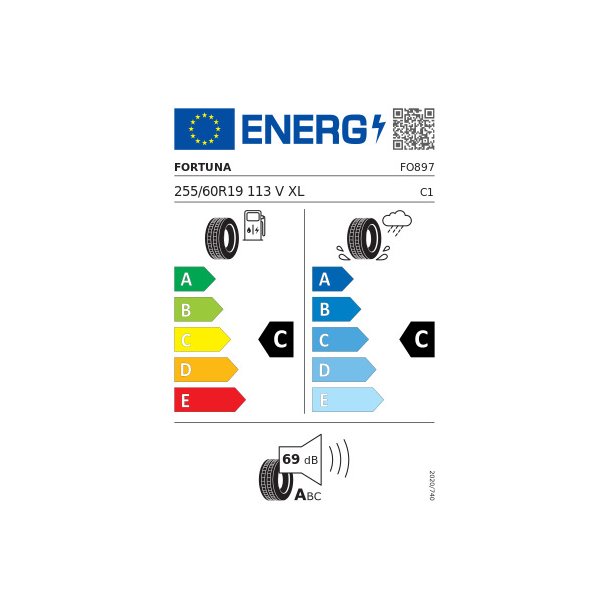 FORTUNA Sommerd&aelig;k 255/60R19 ECOPLUS UHP2