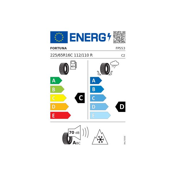 FORTUNA Vinterd&aelig;k 225/65R16 GOWIN VAN