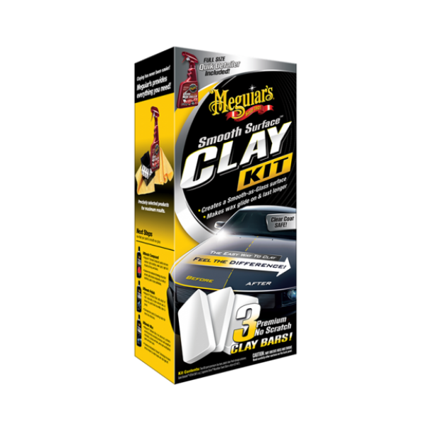 Meguiars Smooth Surface Clay Kit -(3x60g bars)