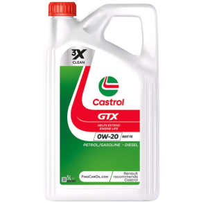 Castrol GTX 0W20 RN17 FE - 5L