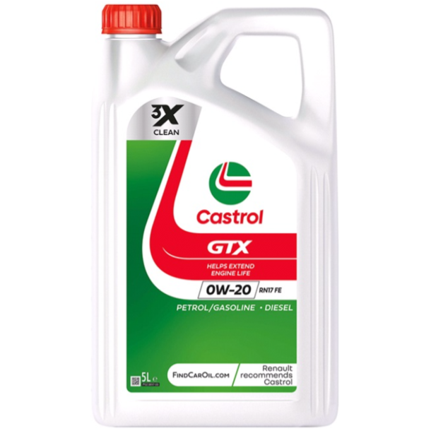 Castrol GTX 0W20 RN17 FE - 5L