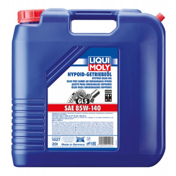 Vxelldsolja GL5 SAE 85W140 20L