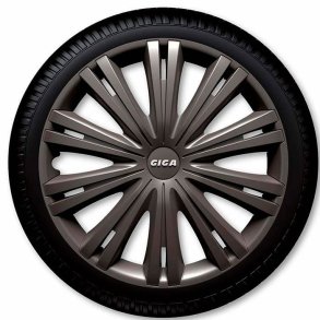 16'' Giga koks hjulkapselsæt