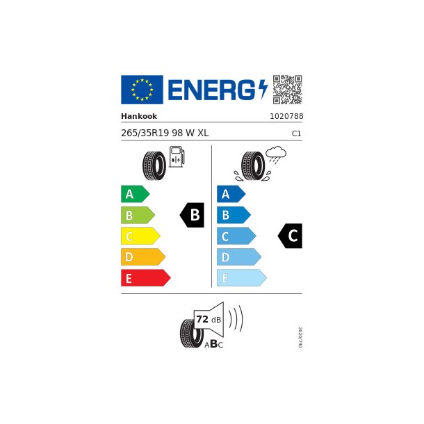 HANKOOK Sommerd&aelig;k 265/35R19 K127 Ventus S1 Evo3 T0