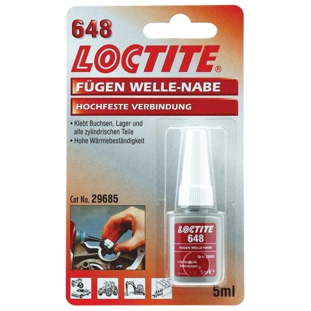 Loctite 648 lejesikring 5 ml
