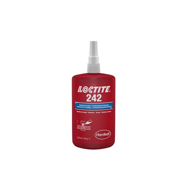 Loctite 242 gevindsikring 250 ml