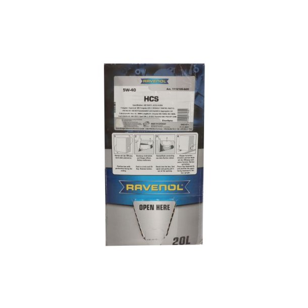 RAVENOL rav hcs sae 5w40 20L bib