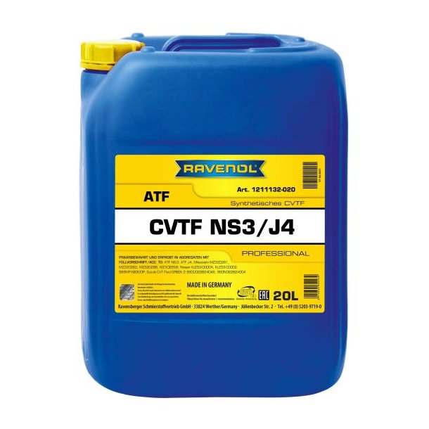 RAVENOL rav atf cvtf ns3/j4 20L