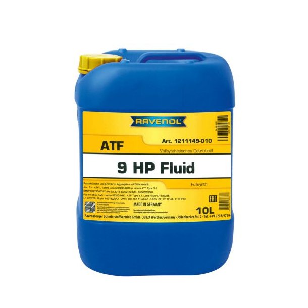 RAVENOL rav atf 9hp væske 10L